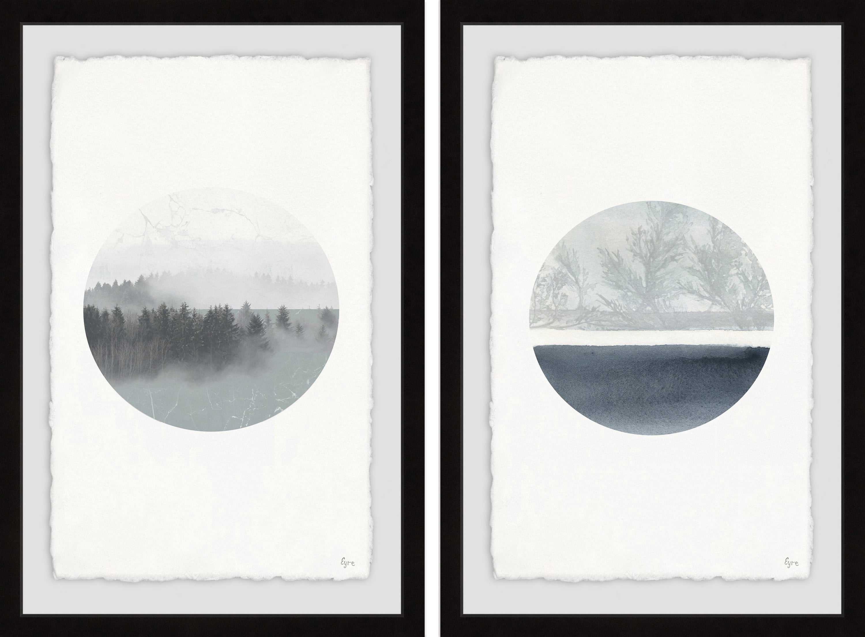 Marmont Hill Printed Framed Art Prints, Set of 2, by Eyre Tarney