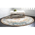 thumbnail image 4 of Rugs.com Brighella Collection Rug – 10 Ft Round Beige Medium Rug Perfect For Kitchens, Dining Rooms, 4 of 9