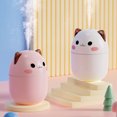 thumbnail image 4 of 1pc 250ml Air Humidifier Cute Aroma Diffuser With Night Light Cold Mist For Bedroom Home Car Plants Purifier Humifier Room Freshener white, 4 of 5