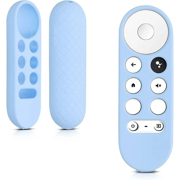 Dww-bleu Clair- Tui Compatible Avec Google Chromecast 2020 4k / Chromecast 2022 Hd Coque - Coque Tlcommande Tv En Silicone