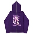 thumbnail image 5 of Sudaderas de chica oscura europea y americana para hombres y mujeres, sudaderas con capucha góticas para parejas, sudadera de Cremallera larga de talla grande Harajuku 2023, 5 of 5