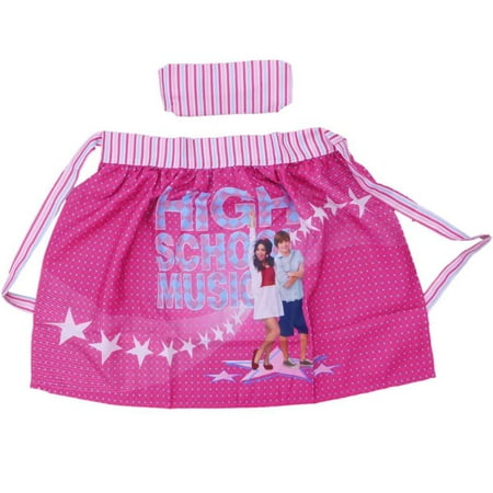 Chef Head - High School Musical 2 Piece Chefs Set Childs Apron & Headband Troy & Gabriella