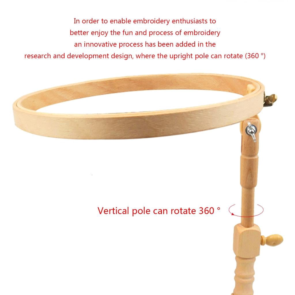 Adjustable Embroidery Hoop Stand Embroidery Hoop Holder Embroidery Stand for Hand Sewing, Embroidery Craft