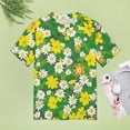 thumbnail image 4 of Floral Colorful Flower T Shirts Basic T-Shirt Short Sleeve Ladies Tee Shirt Summer Graphic Clothing, 4 of 6