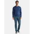 thumbnail image 2 of George Men's and Big Men's Cotton Blend Crewneck Sweater, Lightweight, Sizes XS-3XL, 2 of 5