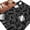 Black, variant on Large Area Rugs for Living Room Bedroom, Black White Postmarks 5'x8' Rug Washable Carpet Runner Indoor Outdoor, Modern Abstract Lines Motifs Non Slip Floor Mats Rug for Kitchen, Bathroom
