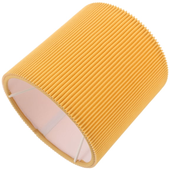 BESTYASH Yellow Cloth Drum Lampshade Replacement for Table Lamps and Bedside Lamps