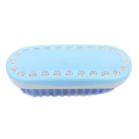 - Household Laundry Plastic Oval Shaped Shoes Clothes Washing Scrubbing Brush Blue