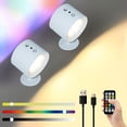 thumbnail image 1 of Wmool Glow-Right Lights, Glow Right Wall Lights, 360° Rotation Glow Right Lights Lamp, Magnetic Wall Indoor Everywhere Light, Glow Right Smart Lights Motion Sensor, Glow Right Wall Lights, 1 of 8