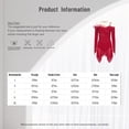 thumbnail image 2 of renvena Women Ruched Detail Lyrical Dress Irregular Mesh Hem Ballet Tulle Skirt Leotard Figure Skating Dress Black S, 2 of 7