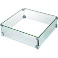 thumbnail image 1 of Table de Feu Pare-Vent en Verre Trempé 19x19x6, 1 of 6