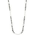 thumbnail image 1 of Style & Co Collier à Perles, 72 + 3 Rallonge, Argent/noir, 1 of 1