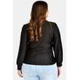 thumbnail image 3 of Blusa manga larga Roman Fashion /Tallas Extras, 2126 (Negro) negro 42 Roman Fashion BL-ELY-2126-NEGRO, 3 of 6
