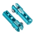 thumbnail image 3 of 4Pcs Metal Clevis M2 Thread Aluminum Alloy Clevis Servo Horn Tie Rod Chuck Connector with Screws Blue, 3 of 6