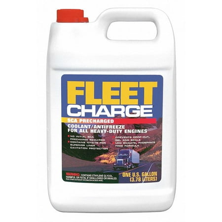 Fleet Charge Antifreeze Coolant,1 gal.,Concentrated  FCA0B3