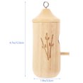 thumbnail image 3 of 3pcs Hanging Hummingbird Caves Outdoor Birds Nests Wooden Small Bird Nests, 3 of 8