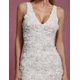 thumbnail image 3 of Vestido de noche BELLA BARNETT Exquisito Maxi blanco con cuello en V, 3 of 3