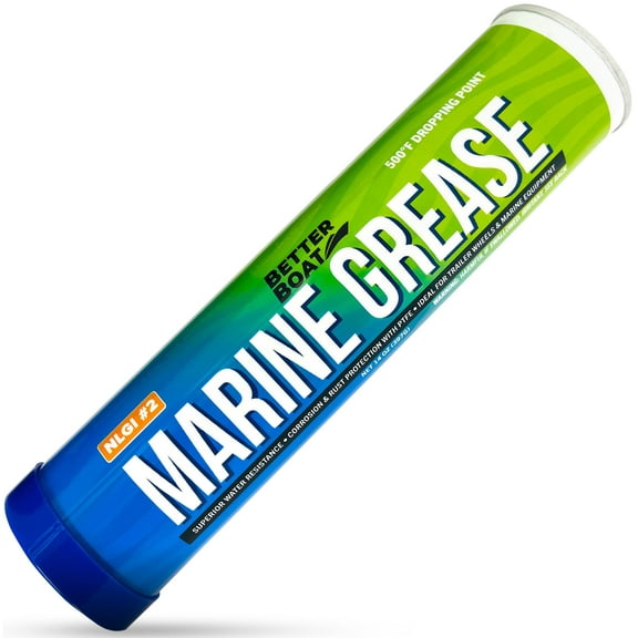 Better Boat Marine Grease Tube 14 oz High Temp for Grease Gun NLGI 2-14oz Cartridge