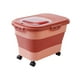 thumbnail image 5 of Contenedor de almacenamiento de comida para gatos, caja de almacenamiento de alimentos con tapas, tanque , dispensador de cocina, contenedor Rosa Sunnimix Contenedor de almacenamiento, 5 of 8