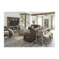 thumbnail image 6 of Pemberly Row Transitional Leather Power Sofa in Burnt Sienna, 6 of 10