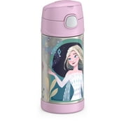 Thermos Stainless Steel Funtainer Water Bottle with Straw, Frozen, 12 Fluid Ounces