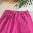 thumbnail image 6 of Nwiuh Girls Clothing Set Casual Clothes Sleeveless Back Tank Crop Top and Wide Leg Pants with Pocket Outfits Hot Pink for Size 11-12 Years, 6 of 7