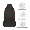 thumbnail image 3 of Lsque Cardiogram and Heart Pattern Car Seat Covers for Front Seats , Waterproof Seat Covers for Cars, Sporty Front Seat Covers,Car Seat Cover Protector Front Seats, 3 of 5