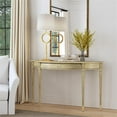 thumbnail image 2 of Butler Chester 54"W Demilune Wood Traditional Console Table - Antique Beige, 2 of 7