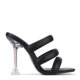 thumbnail image 1 of Extorty Sexy Tacón Alto Punta Abierta Correas Combinación Sandalias Pantuflas Wmkox8yii hj789, 1 of 3