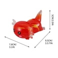 thumbnail image 2 of Salamander Stress Relief Toys, Mini Squishy Animal Toys for Stress Relief, for Pulling for Birthday, Office, Gift, Autism Anxiety, Red, 2 of 3
