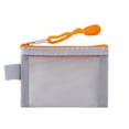 thumbnail image 1 of Dsseng Clear mini Transparent nylon mesh zipper storage bag ID bank card credit card organizer pocket portable purse cute wallet keys earphone zipper pouch, 1 of 5