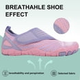 thumbnail image 4 of BERANMEY Barefoot Waters Shoes for Women Men Upgrade Wide Toe Box Voyabarefoot Hiking Shoes Non-Slip Adjustable Comfortable Slip-On for Outdoor Hiking & Beach Walking Travel, 4 of 5