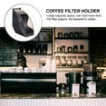 thumbnail image 2 of STRANDCHIC Rectangular Plastic Coffee Filter Holder Container Home Use Black, 2 of 6
