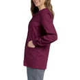 thumbnail image 3 of Landau Women's Snap Front Warm-up Scrub Jacket, 3 of 5