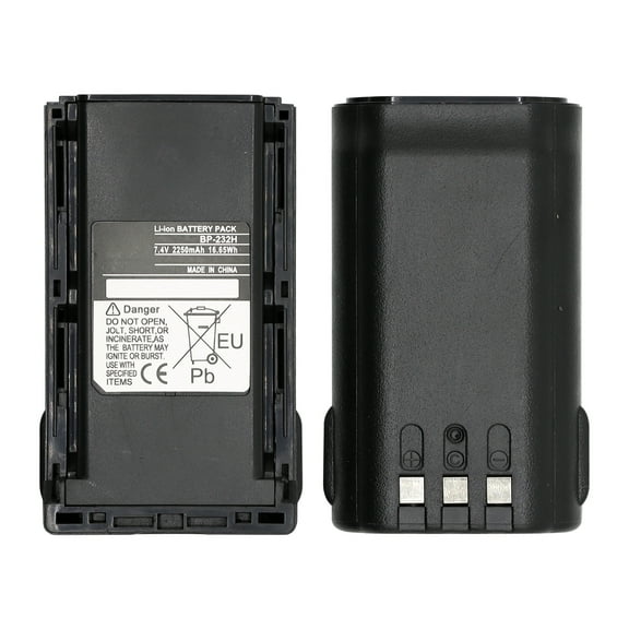 2250mAh Battery For Icom BP-232 N/H BP-232WP BP-230N BP-231N IC-A14 IC-F15 IC-F16 IC-F3011 IC-F3010 BP232H