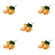 thumbnail image 2 of Decoraciones para interiores y exteriores flores artificiales Billuyoard 3 piezas color naranja, 2 of 6
