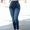 Blue, variant on Lilgiuy Women High Waisted Skinny Jeans Stretch Slim Pants Calf Length Jeans for Office Work Business