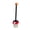 A001- Orange, variant on Mushroom Bathroom Decor Whimsical Toilet Brush Set 15 Inch Red White Spotted Bathroom Decor and Accessories Cute Functional Home Decoration 1 Piece