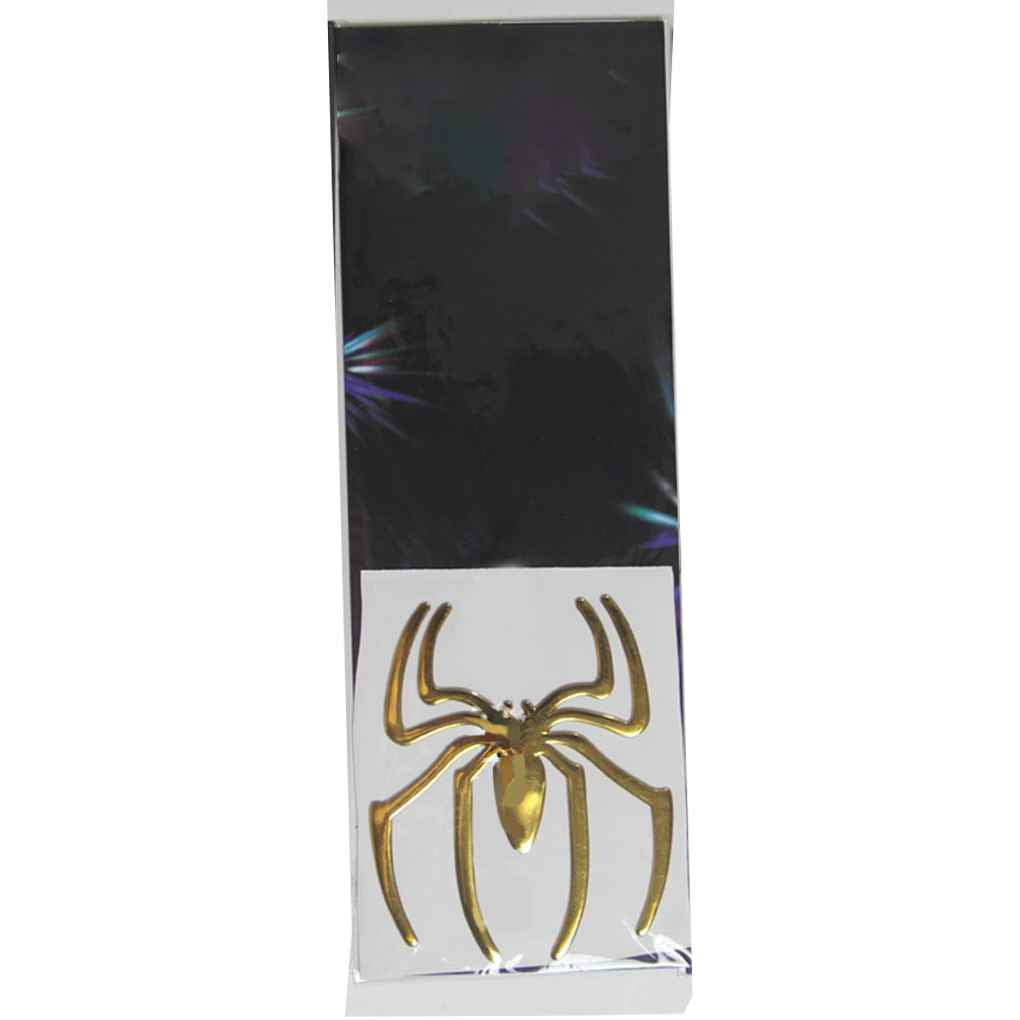 3D Car Styling Accessories Sticker Paster Chrome Spider Badge Emblem Motorcycle Decal Decoration