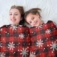 thumbnail image 5 of Red and Black Christmas Snowflake Pattern Round Blanket,Comfortable Soft Flannel Throw Blanket,All Season,Warm Lightweight Blankets for Sofa Bed Couch Living Room Chair 60"x60", 5 of 5