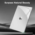 thumbnail image 7 of Mosiso Compatible with MacBook Air 15 inch Case 2025-2023 M4 A3241 M3 A3114 M2 A2941, Surpass Natural Beauty Hard Shell&Keyboard Cover&Screen Film&Type C for MacBook Air 15 inch, Crystal Clear, 7 of 7