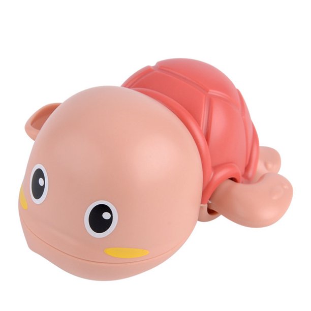 Juguete de baño para bebé Tortuga de natación Juguetes de baño de cuerda ABS seguro
