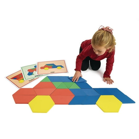 UPC: 0191487012157 | Excellerations Giant Foam Pattern Blocks – 149 Pieces