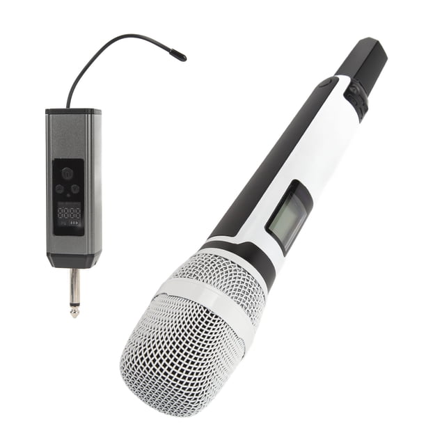 Juego De Micrófono Inalámbrico, Reducción De Ruido Antiinterferencias, Micrófono Dinámico Inalámbrico, Orientación Cardioide Con Receptor Para Karaoke
