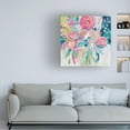 thumbnail image 2 of Trademark Fine Art Farida Zaman Summer Pink Floral Canvas Wall Art - 24x24, 2 of 4