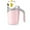Pink, variant on WNFJR Self Stirring Mug, Rechargeable Automatic Magnetic Self Stirring Coffee Mug, Rotating Home Office Travel Mixing Cup for Office, School, Gym