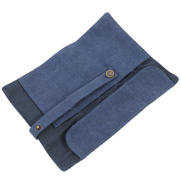 Canvas Watch Storage Bag Watch Roll 5 Slot Watch Travel Case Jewelry Roll