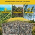 thumbnail image 5 of Gymax 3 Person Portable Hunting Blind Pop-Up Ground Blind w/Tie-downs & Carrying Bag, 5 of 7