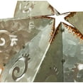 thumbnail image 4 of Farmhouse Country Galvanized 3D Star With Cut Out Scrolls Metal Circle Art Hanging - Indoor, Outdoor - Rusty Paint Rustic Design, 4 of 4