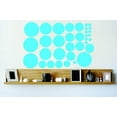 thumbnail image 1 of Wall Design Pieces Polka Dot Sheet Blue Bathroom 16x20 Inches, 1 of 1